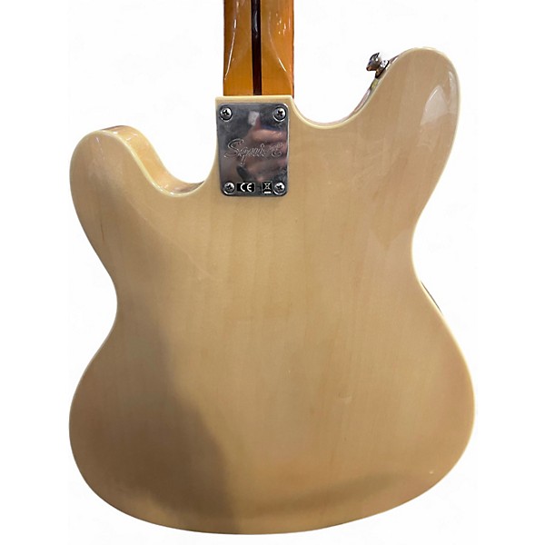 Used Squier Classic Vibe Starcaster Natural Hollow Body Electric Guitar