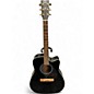 Used Yamaha FX335C Black Acoustic Electric Guitar thumbnail