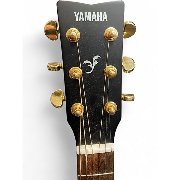 Used Yamaha FX335C Black Acoustic Electric Guitar