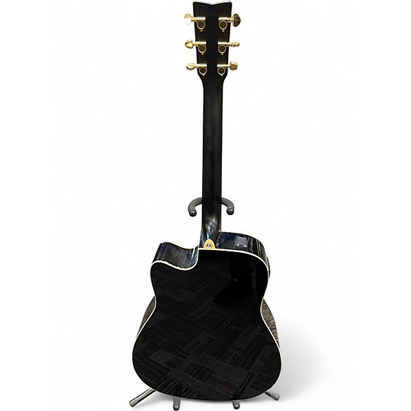 Used Yamaha FX335C Black Acoustic Electric Guitar