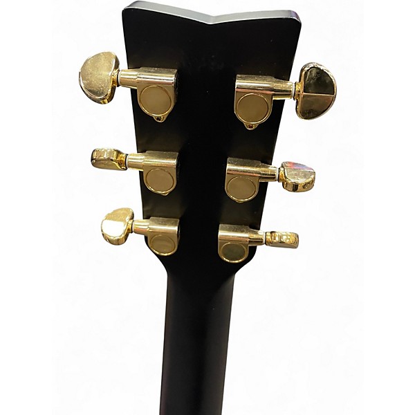 Used Yamaha FX335C Black Acoustic Electric Guitar