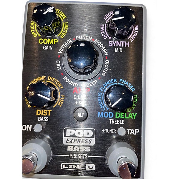 Used Line 6 Pod Express Bass Bass Effect Pedal
