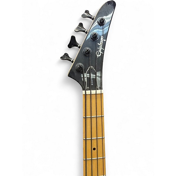 Used Epiphone accu bass Ebony Electric Bass Guitar