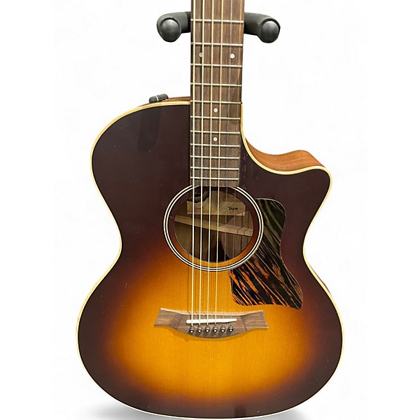 Used Taylor AD14CE Tobacco Sunburst Acoustic Electric Guitar