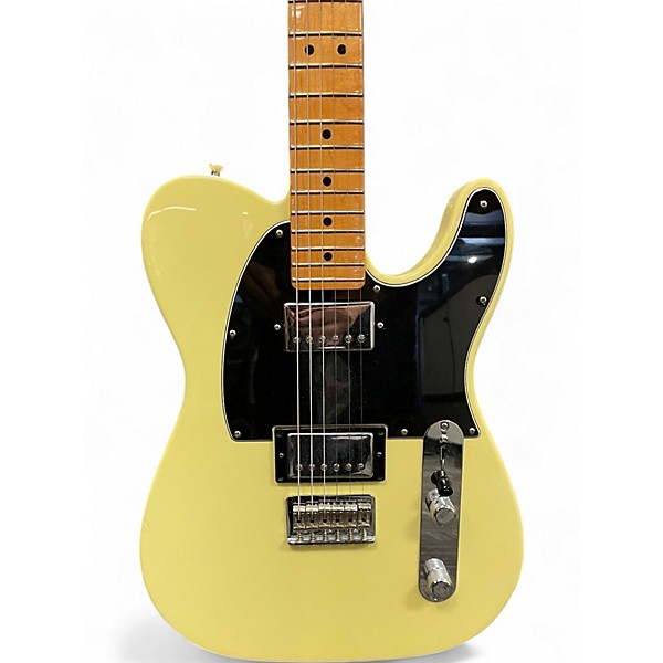 Used 2024 Fender Player Telecaster HH Yellow Solid Body Electric Guitar