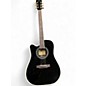 Used Zager ZD80CE LH Black Acoustic Electric Guitar thumbnail