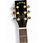 Used Zager ZD80CE LH Black Acoustic Electric Guitar