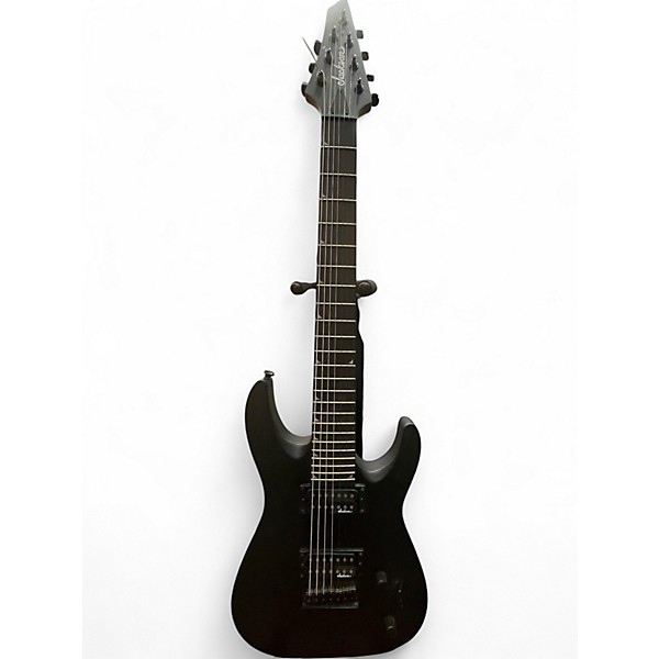 Used Jackson JS22-7 Dinky 7 String Black Solid Body Electric Guitar