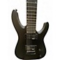 Used Jackson JS22-7 Dinky 7 String Black Solid Body Electric Guitar