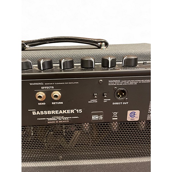 Used Fender Bassbreaker 15W Tube Guitar Amp Head