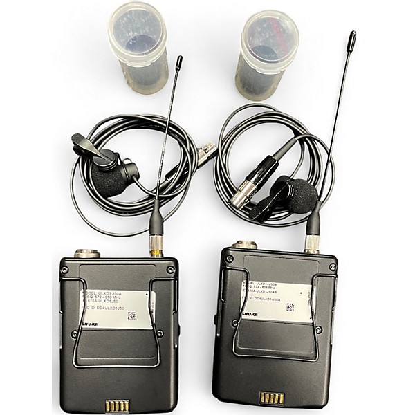 Used Shure ULXD4/ULXD1 J50 Dual Lav Package Headset Wireless System