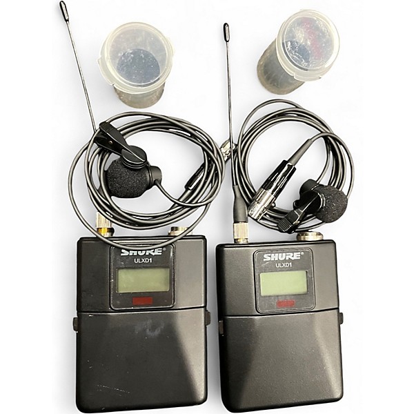Used Shure ULXD4/ULXD1 J50 Dual Lav Package Headset Wireless System