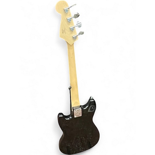 Used Squier Bronco Black Electric Bass Guitar