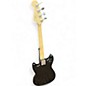 Used Squier Bronco Black Electric Bass Guitar