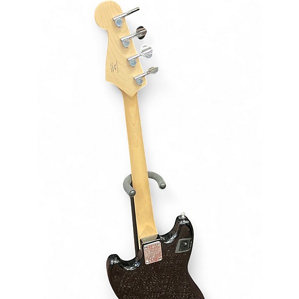 Used Squier Bronco Black Electric Bass Guitar