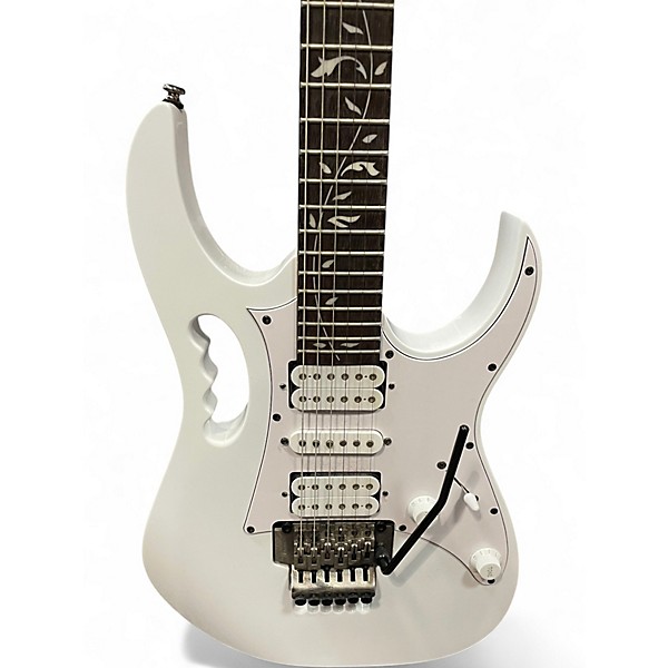 Used Ibanez JEMJR Alpine White Solid Body Electric Guitar