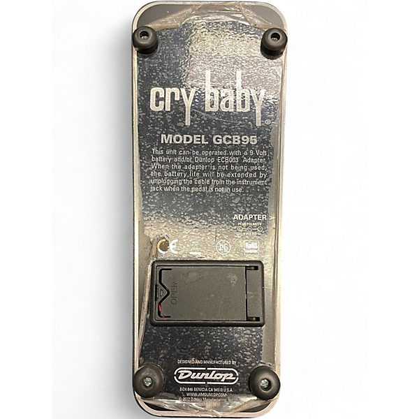 Used Dunlop CBM95 Cry Baby Mini Wah Effect Pedal