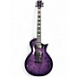 Used ESP EC1000 Deluxe Trans Purple Solid Body Electric Guitar thumbnail
