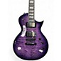 Used ESP EC1000 Deluxe Trans Purple Solid Body Electric Guitar