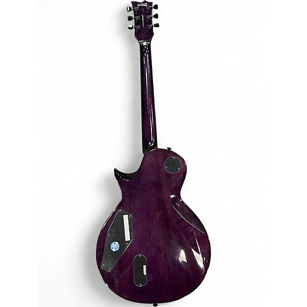 Used ESP EC1000 Deluxe Trans Purple Solid Body Electric Guitar