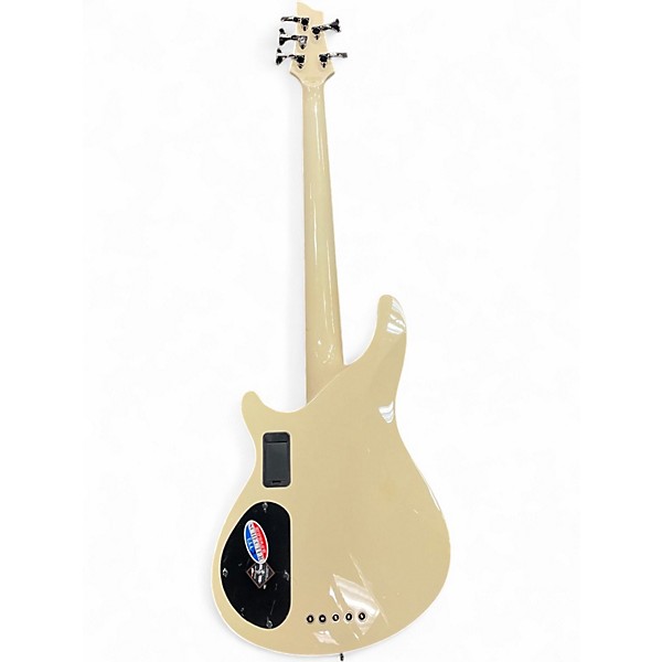 Used Schecter Guitar Research Blackjack ATX C-5 White Electric Bass Guitar