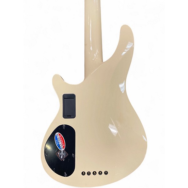 Used Schecter Guitar Research Blackjack ATX C-5 White Electric Bass Guitar