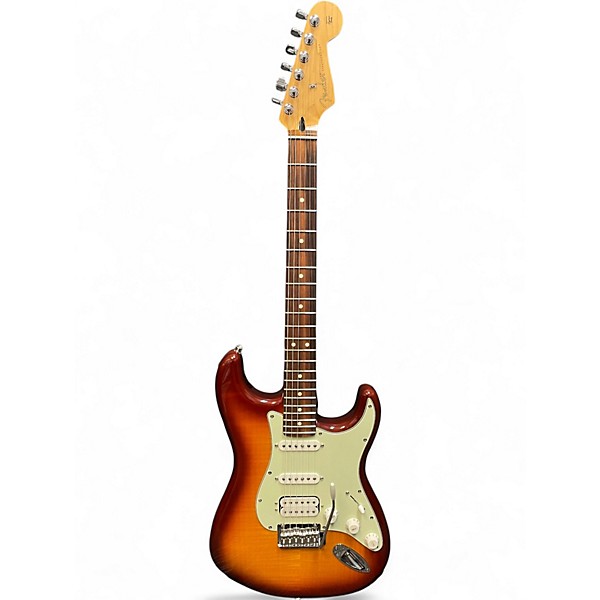 Used Fender Player Stratocaster HSS Plus Top Tobacco Sunburst Solid Body Electric Guitar