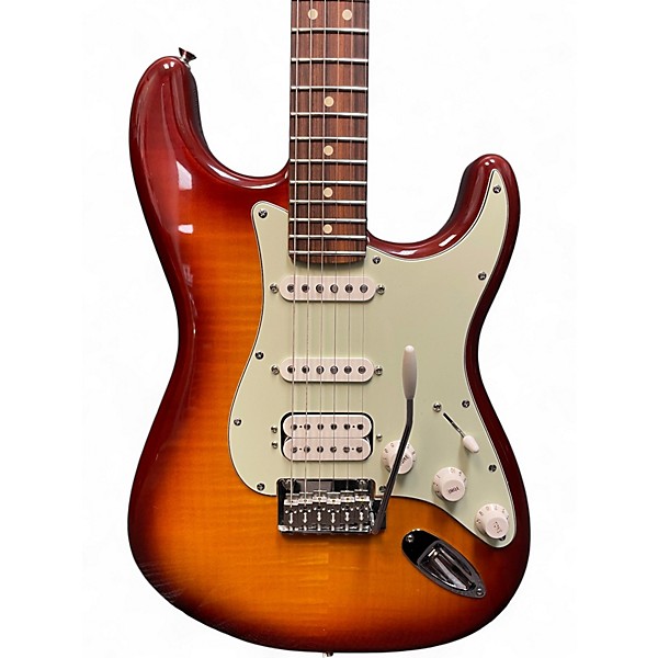 Used Fender Player Stratocaster HSS Plus Top Tobacco Sunburst Solid Body Electric Guitar
