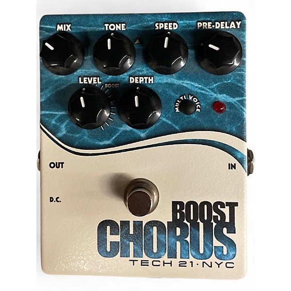Used Tech 21 BOOST CHORUS Effect Pedal