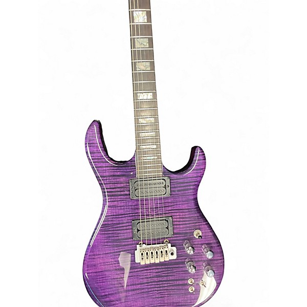 Used Carvin DC400 Trans Purple Solid Body Electric Guitar