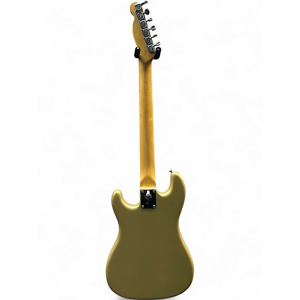 Vintage 1980s Fender Bullet Gold Solid Body Electric Guitar