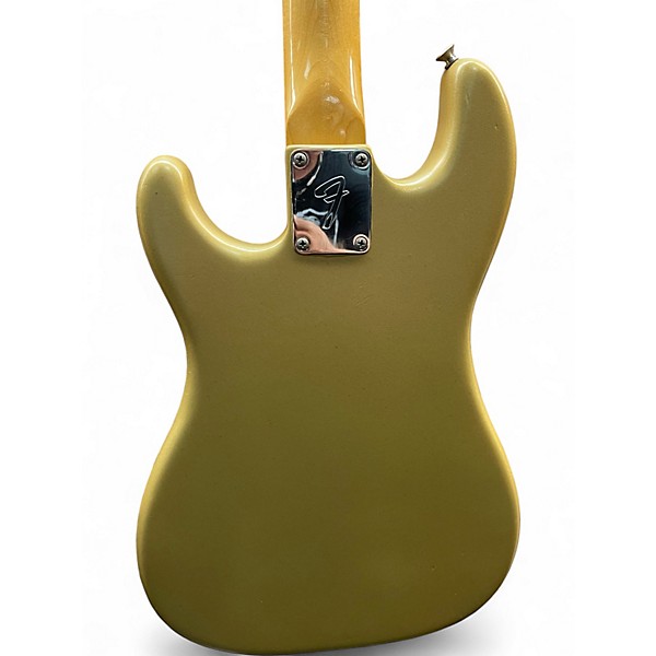 Vintage 1980s Fender Bullet Gold Solid Body Electric Guitar