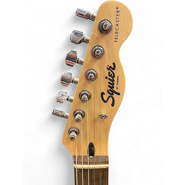 Used Squier Sonic Telecaster Blue Solid Body Electric Guitar