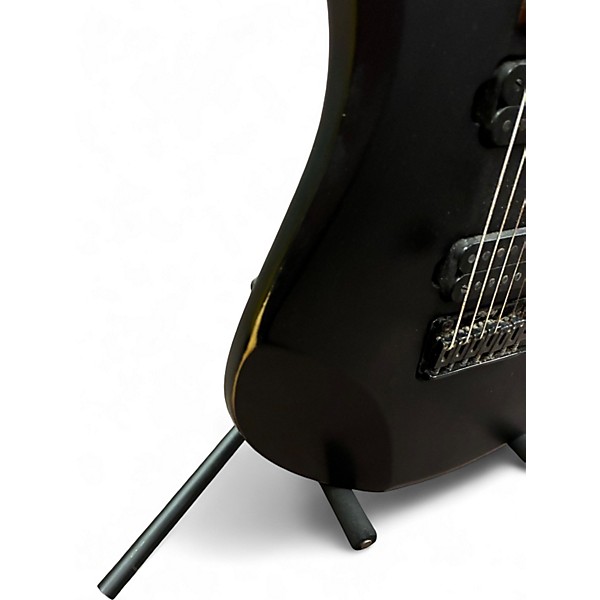 Used Sterling by Music Man John Petrucci JP157 7 String Black Solid Body Electric Guitar