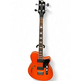 Used Reverend Dub King Mini Bass Orange Electric Bass Guitar