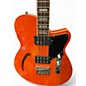 Used Reverend Dub King Mini Bass Orange Electric Bass Guitar