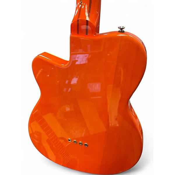 Used Reverend Dub King Mini Bass Orange Electric Bass Guitar