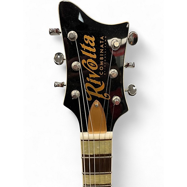Used Rivolta COMBINATA Sunburst Solid Body Electric Guitar