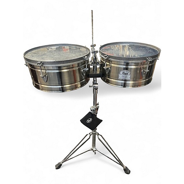 Used Pearl marc quinoses signature set Timbales