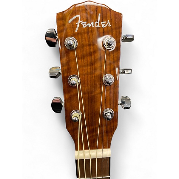 Used Fender CD140SCE Natural Acoustic Electric Guitar