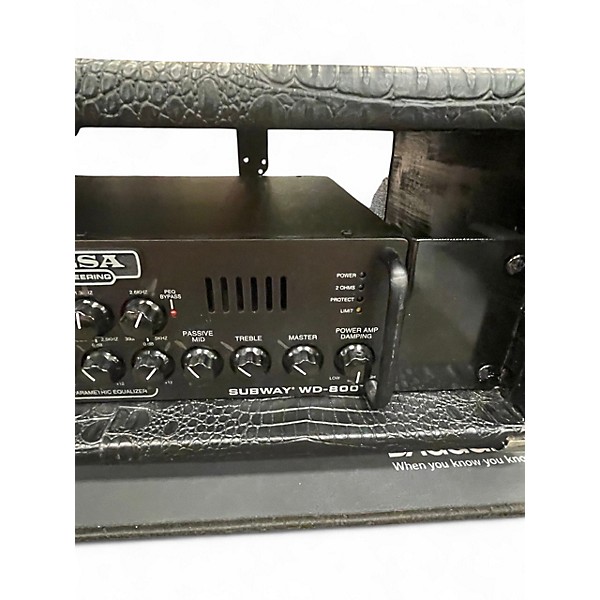 Used MESA/Boogie Subway WD-800 Tube Bass Amp Head