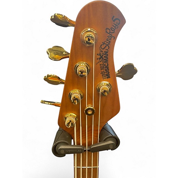 Used Ernie Ball Music Man StingRay 5 Special HH Black Electric Bass Guitar