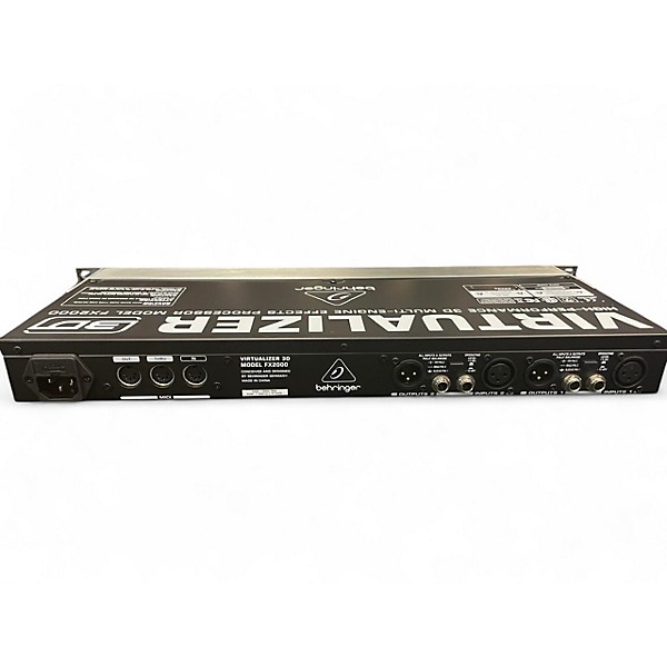 Used Behringer Virtualizer 3D FX2000 Vocal Processor