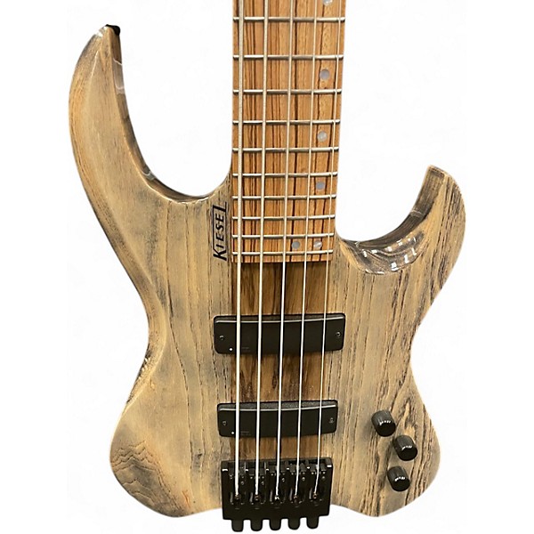 Used Kiesel Vanquish 5 String Natural Electric Bass Guitar