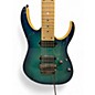 Used Ibanez RG752AHM Green Solid Body Electric Guitar