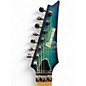 Used Ibanez RG752AHM Green Solid Body Electric Guitar