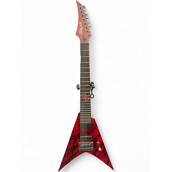 Used Solar Guitars V1.6 Canibalismo Red Solid Body Electric Guitar