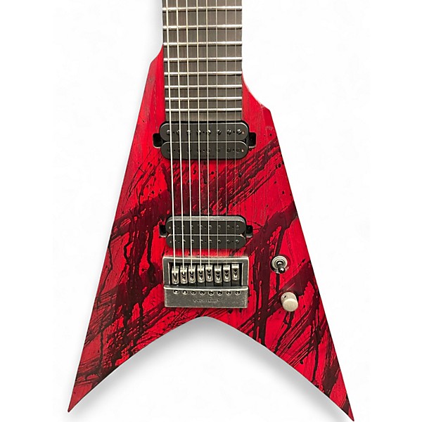 Used Solar Guitars V1.6 Canibalismo Red Solid Body Electric Guitar