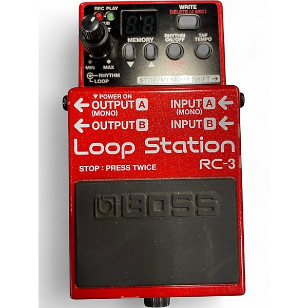 Used BOSS RC3 Loop Station Pedal