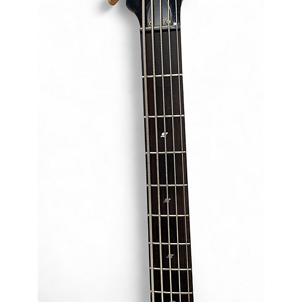 Used Samick Saturn 5 Black Electric Bass Guitar